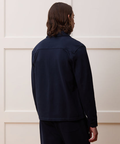 Todd Snyder Travel Terry Shirt - Navy