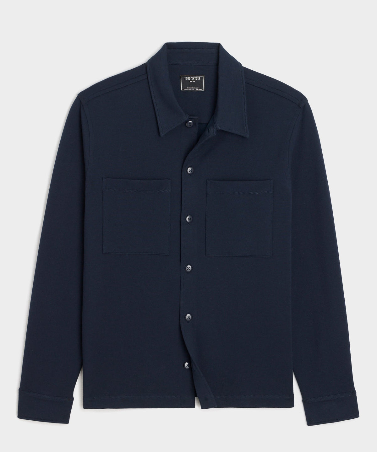 Todd Snyder Travel Terry Shirt - Navy