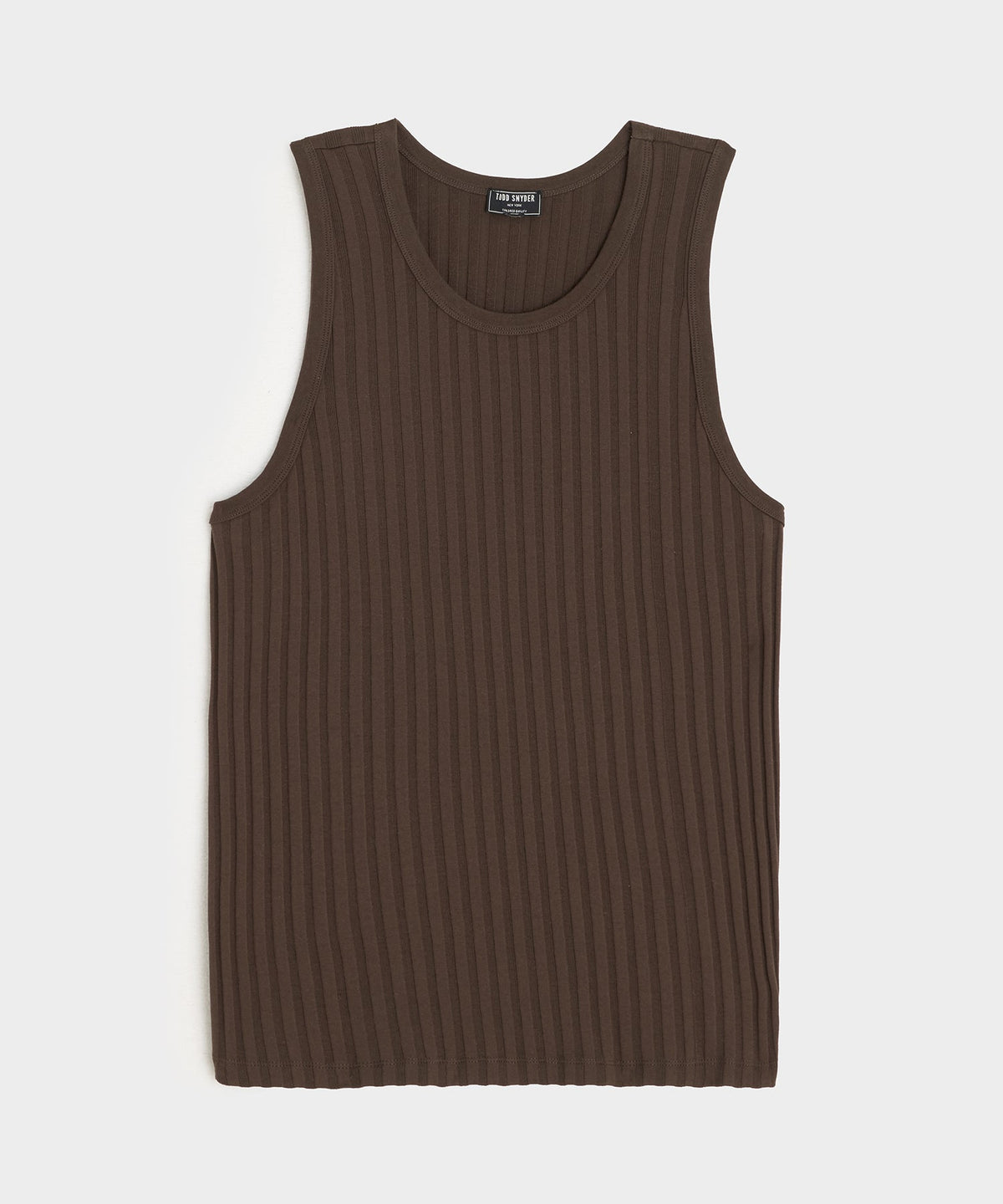 Todd Snyder Ribbed Tank Top - Peppercorn