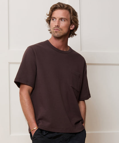 Todd Snyder Lightweight Terry Cloth Short-Sleeve Sweatshirt - English Brown