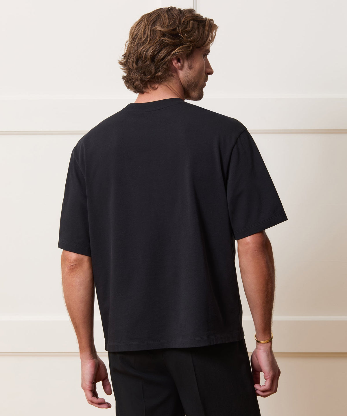 Todd Snyder Boxy Jersey Tee - Black