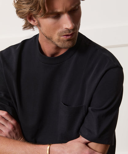Todd Snyder Boxy Jersey Tee - Black