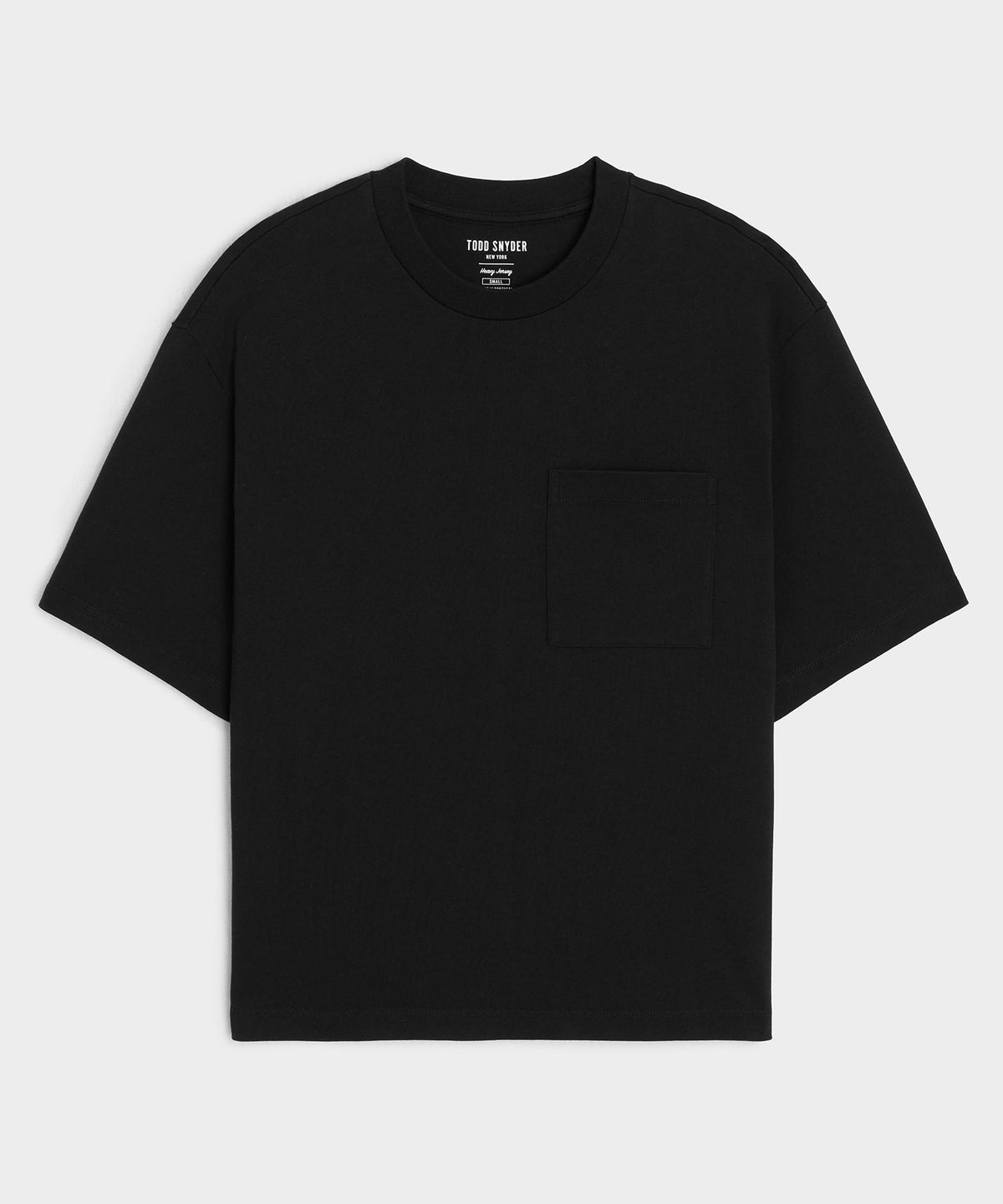 Todd Snyder Boxy Jersey Tee - Black