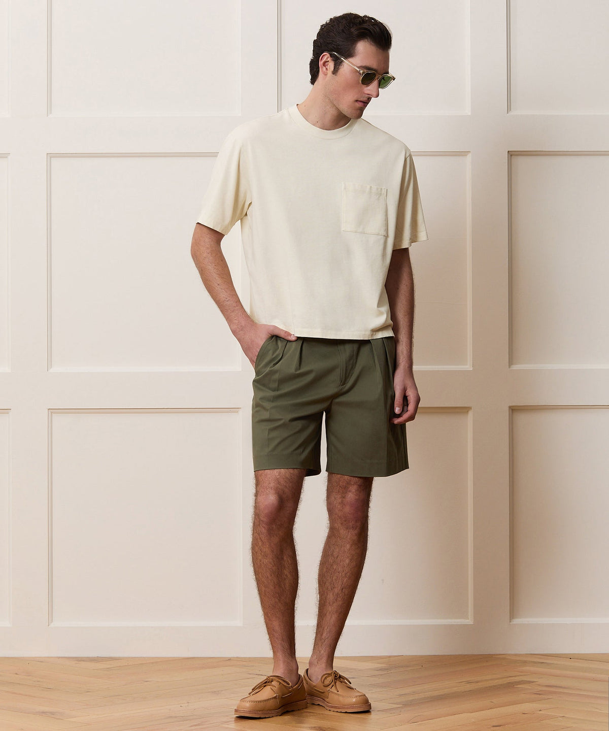 Todd Snyder Boxy Jersey Tee - Chalk