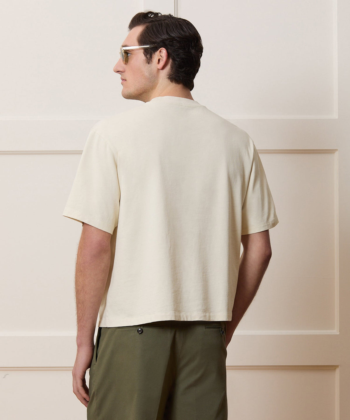 Todd Snyder Boxy Jersey Tee - Chalk