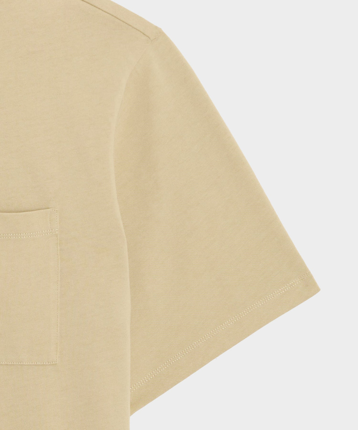 Todd Snyder Boxy Jersey Tee - Pebble Beige
