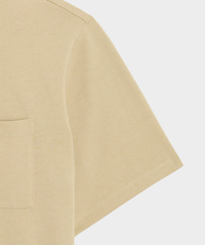 Todd Snyder Boxy Jersey Tee - Pebble Beige