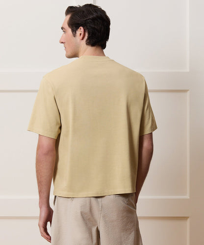 Todd Snyder Boxy Jersey Tee - Pebble Beige