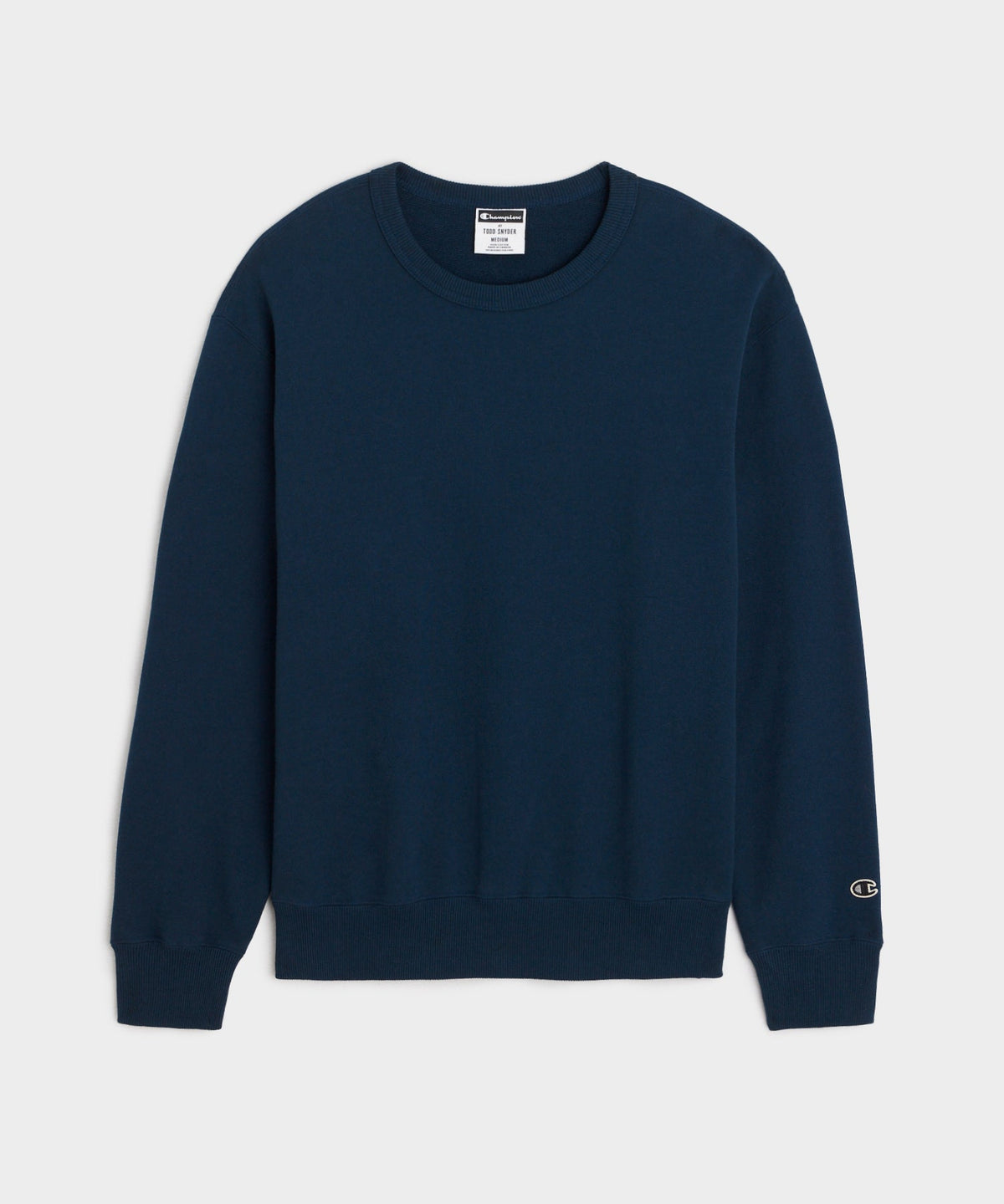 Todd Snyder Champion Relaxed French Terry Crewneck - Classic Navy