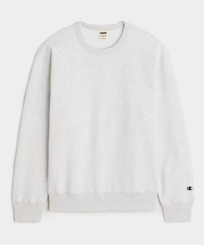 Todd Snyder Champion Relaxed French Terry Crewneck - Silver Mix