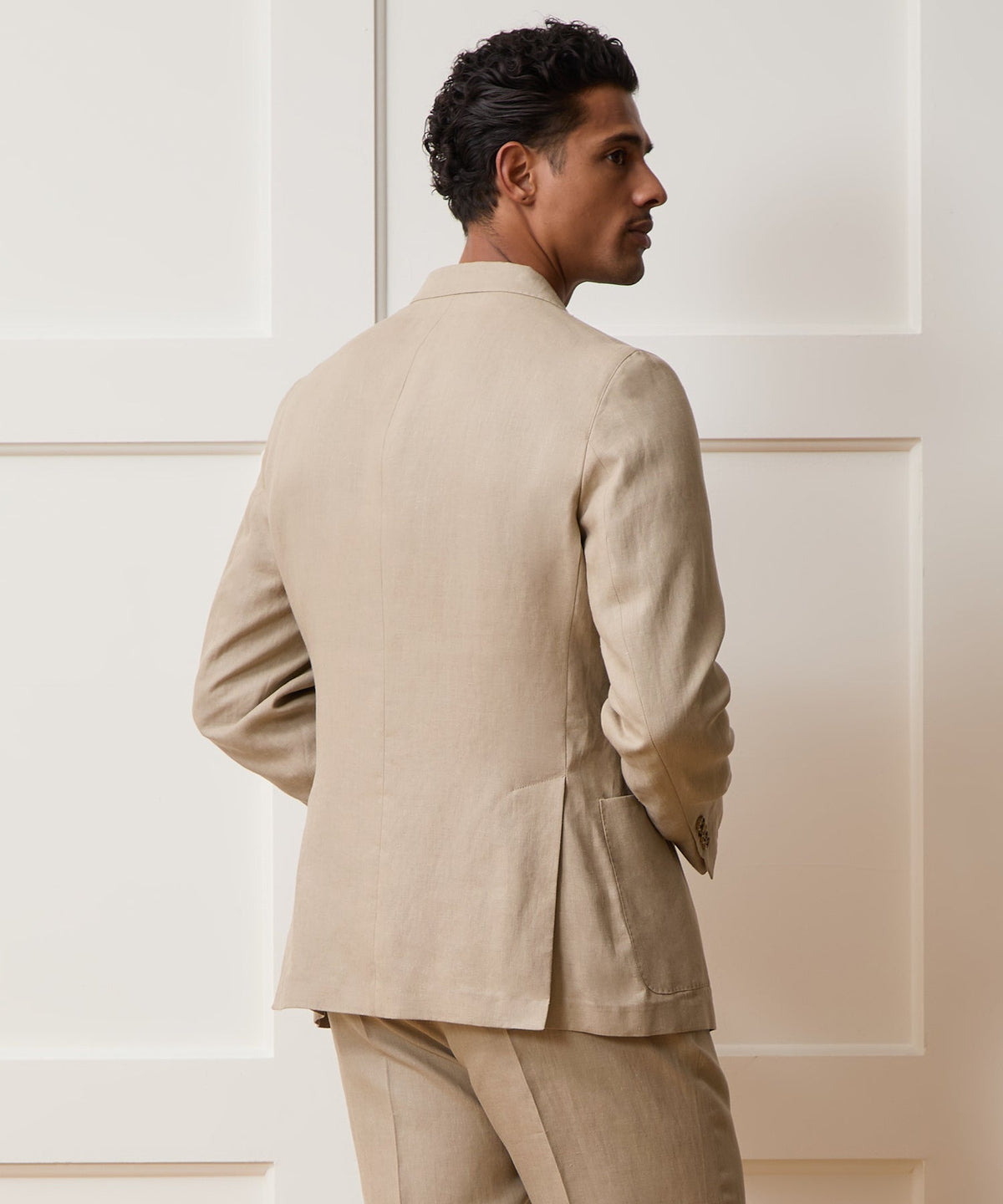 Todd Snyder Italian Linen Madison Jacket - Beige