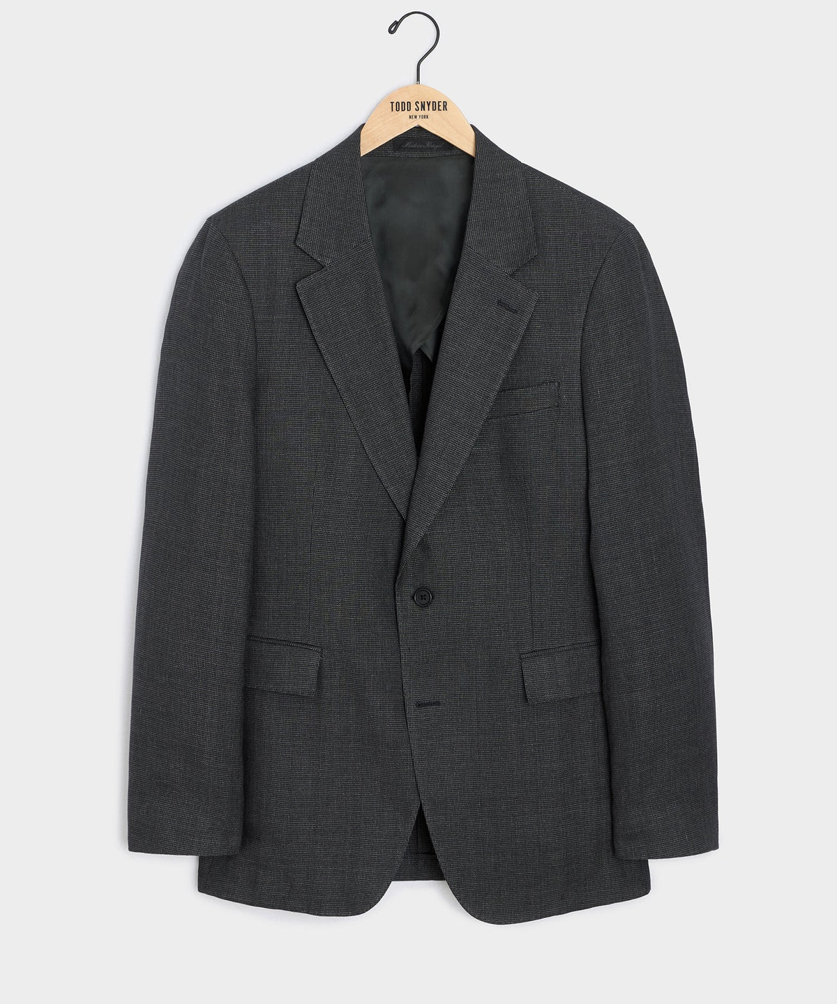Todd Snyder Italian Cotton-Linen Sutton Jacket - Charcoal