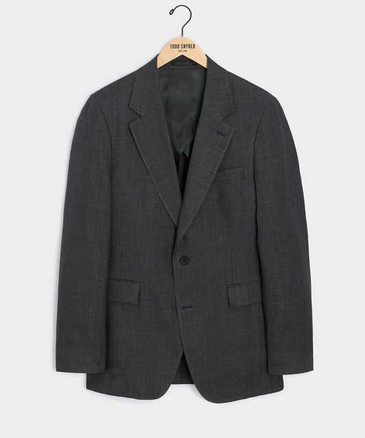 Todd Snyder Italian Cotton-Linen Sutton Jacket - Charcoal
