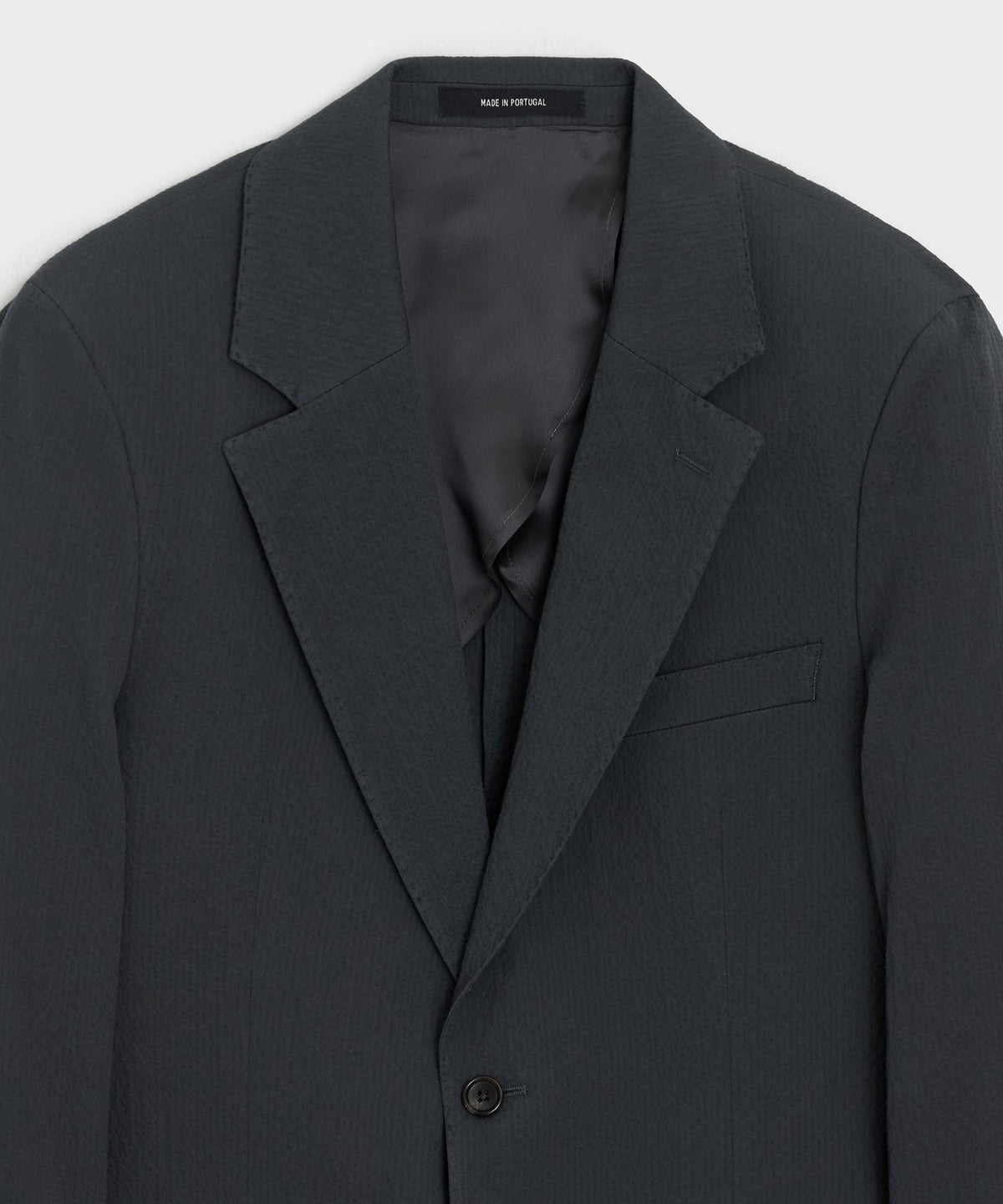 Todd Snyder Italian Seersucker Sutton Jacket - Obsidian