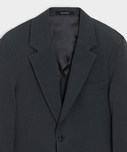 Todd Snyder Italian Seersucker Sutton Jacket - Obsidian