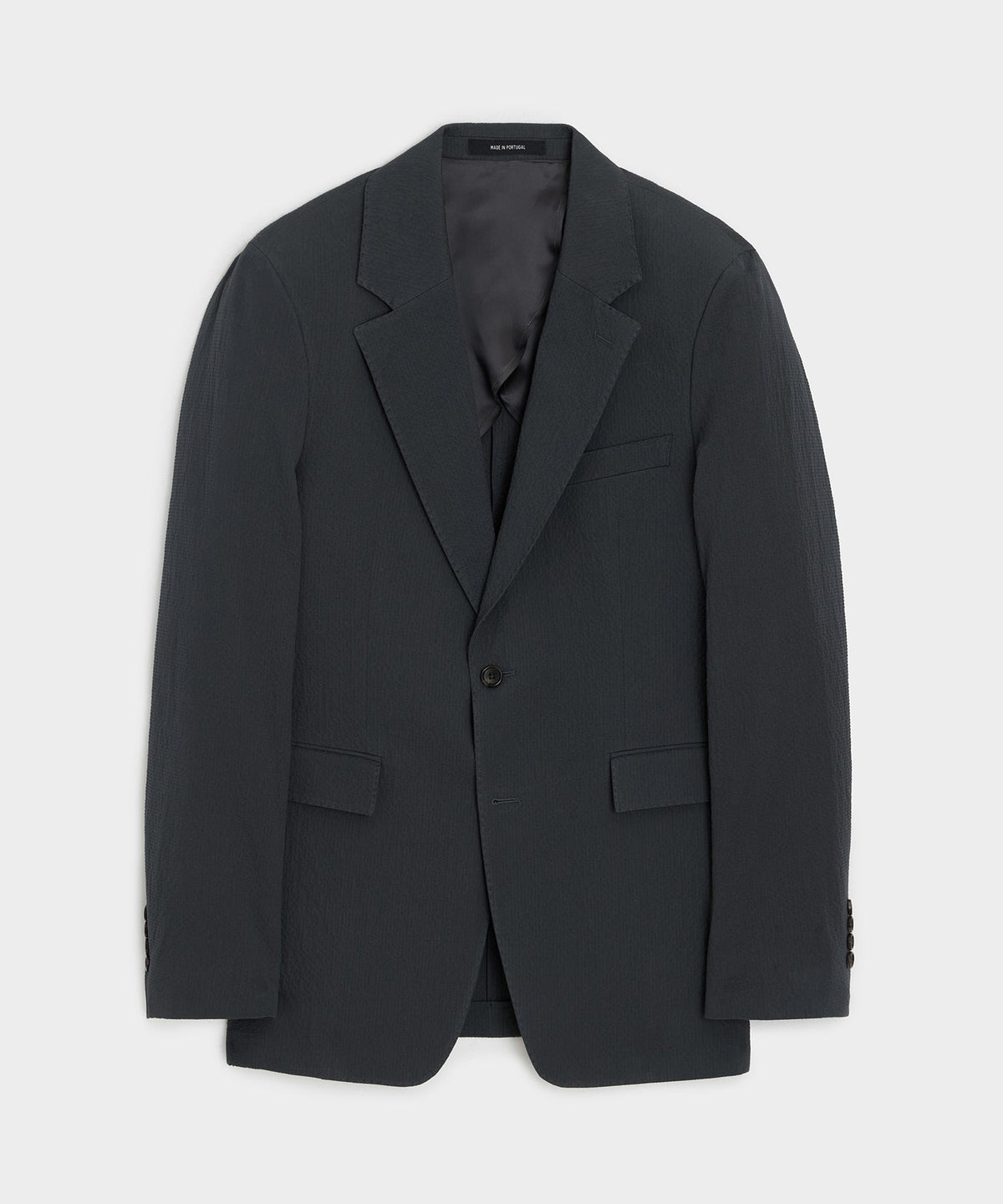 Todd Snyder Italian Seersucker Sutton Jacket - Obsidian