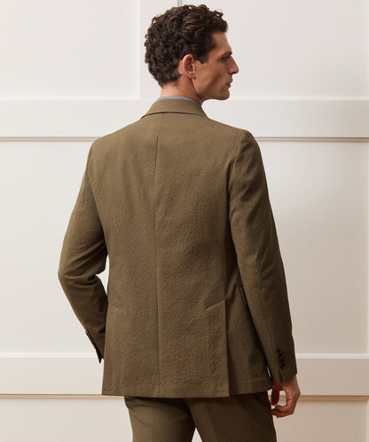 Todd Snyder Italian Seersucker Sutton Jacket - Tan