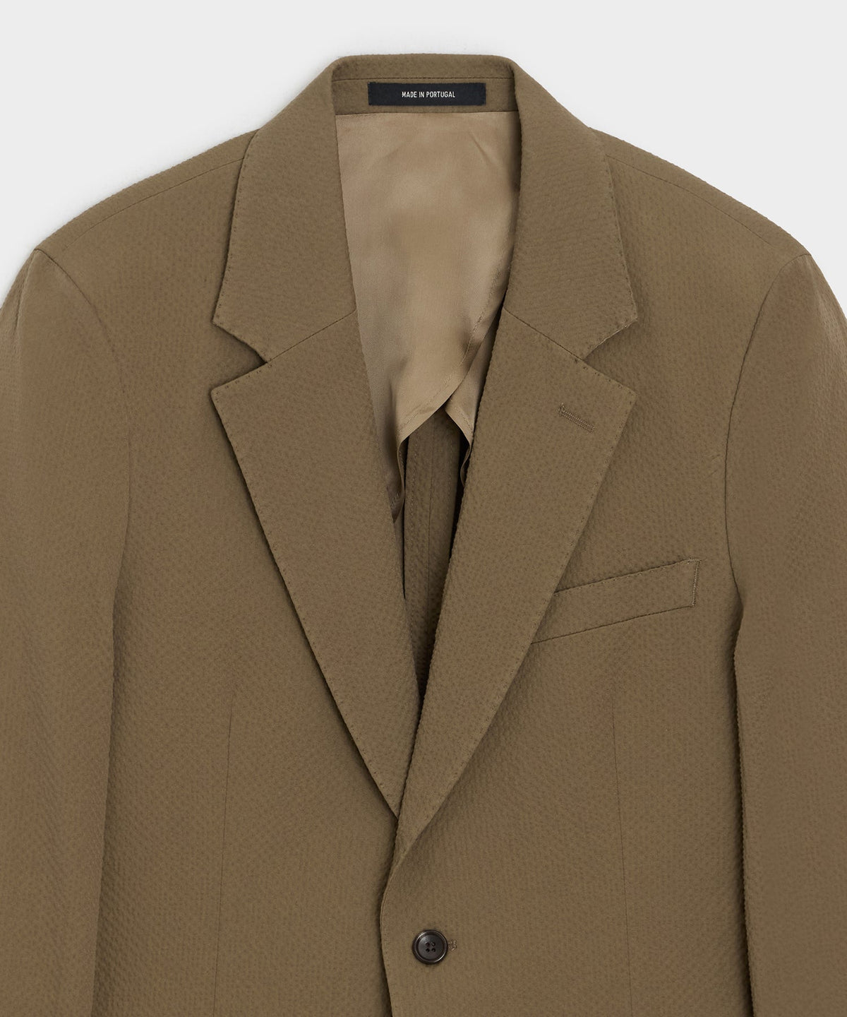 Todd Snyder Italian Seersucker Sutton Jacket - Tan