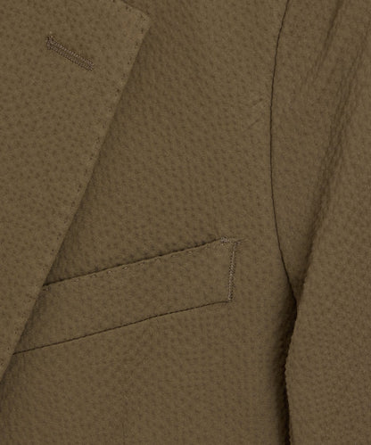Todd Snyder Italian Seersucker Sutton Jacket - Tan