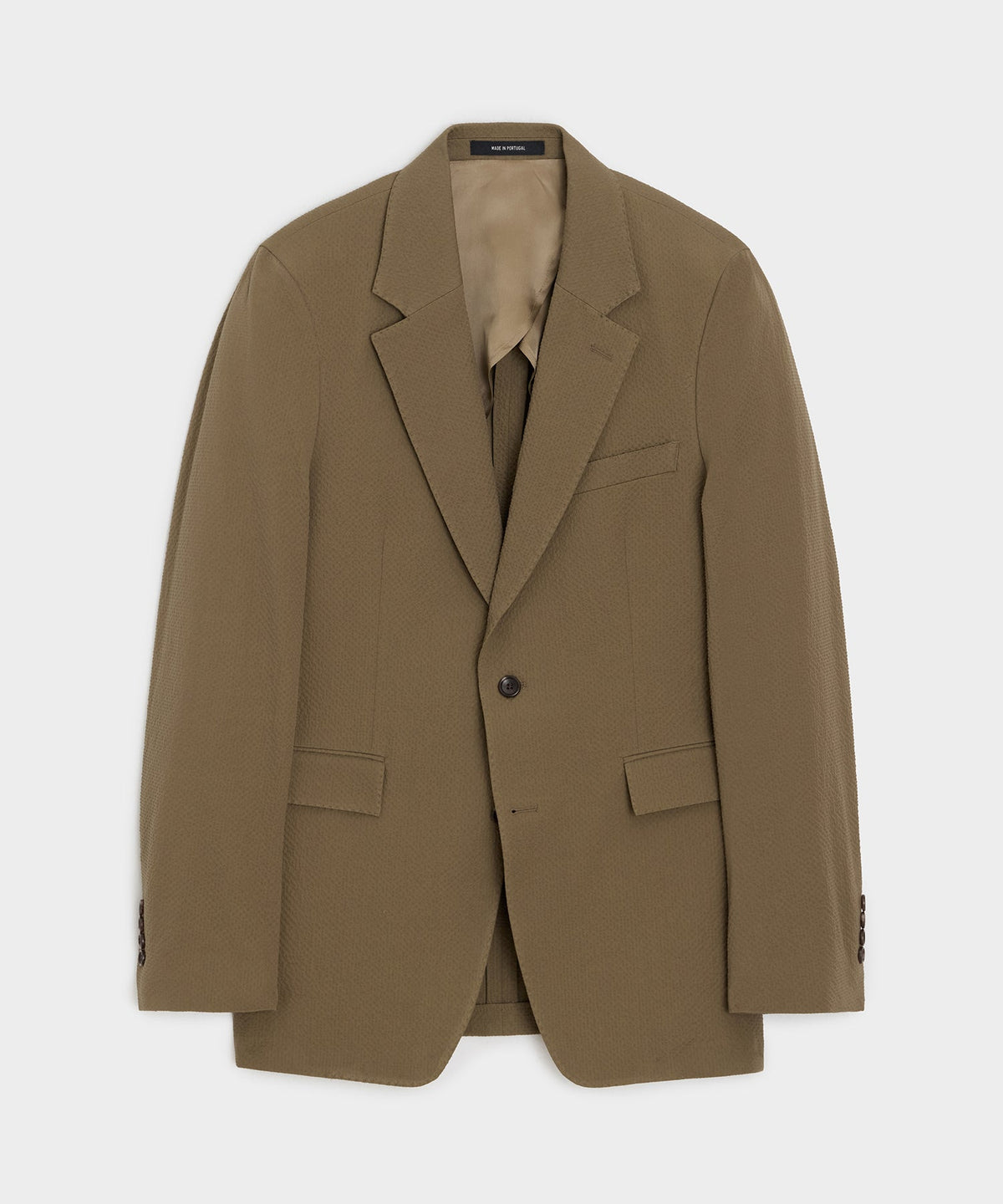 Todd Snyder Italian Seersucker Sutton Jacket - Tan