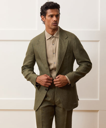 Todd Snyder Italian Linen Madison Jacket - Olive