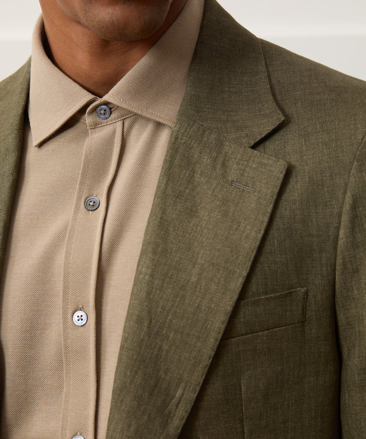 Todd Snyder Italian Linen Madison Jacket - Olive