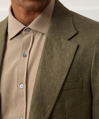 Todd Snyder Italian Linen Madison Jacket - Olive