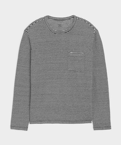 Todd Snyder Linen Jersey Tee - Captain Navy