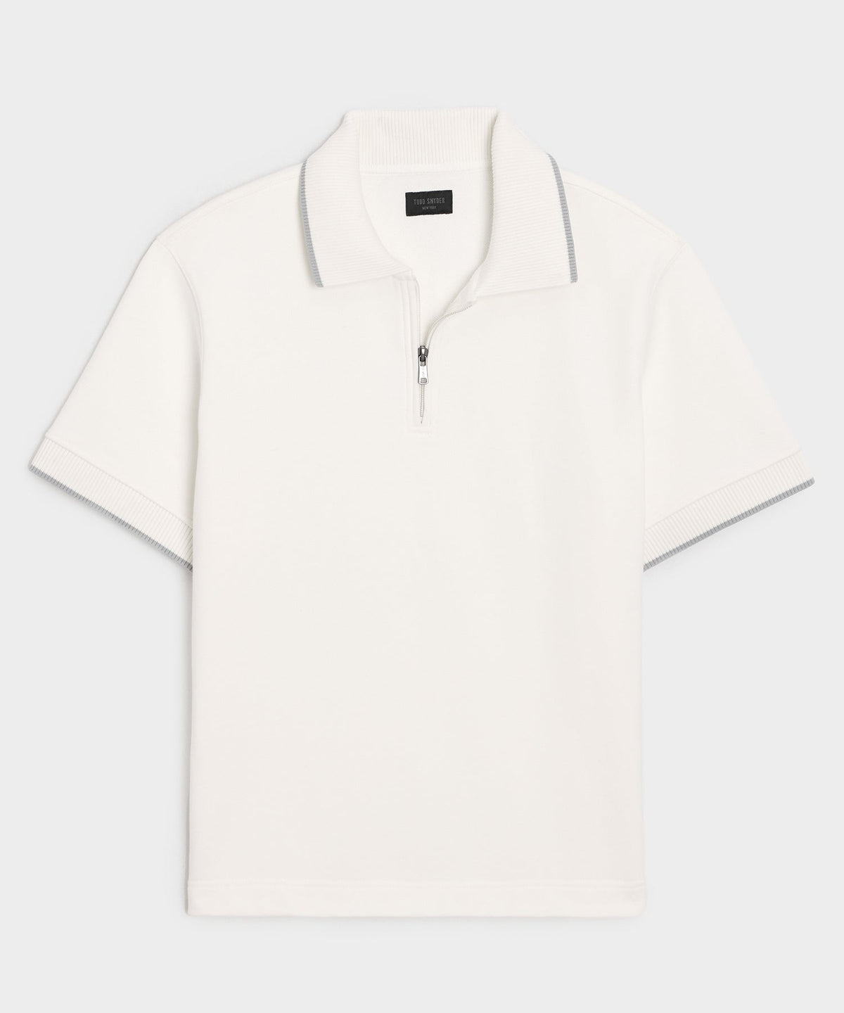 Todd Snyder Foundation Quarter-Zip Polo - Bisque