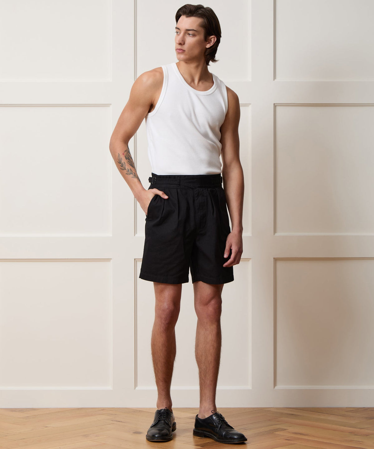Todd Snyder Cotton Ribbed Tank - White