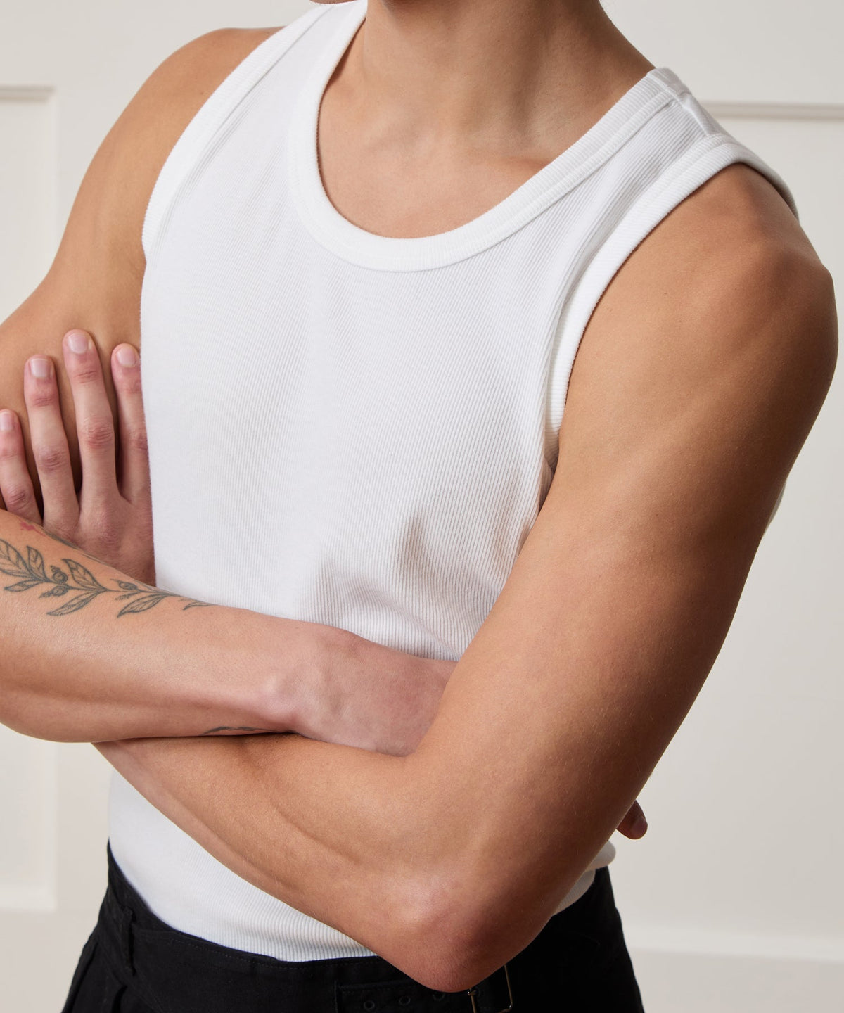 Todd Snyder Cotton Ribbed Tank - White