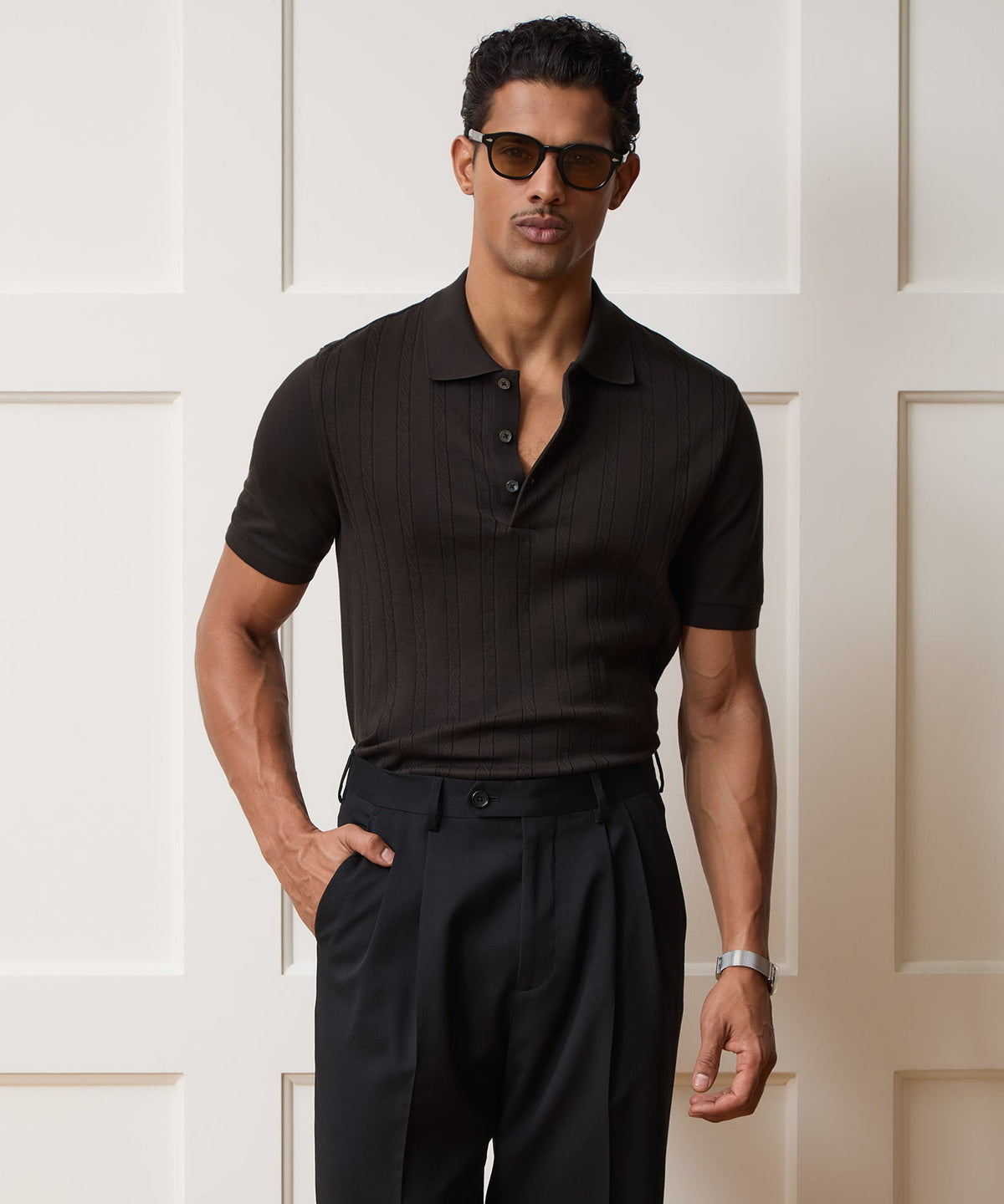 Todd Snyder Grant Polo - Caviar