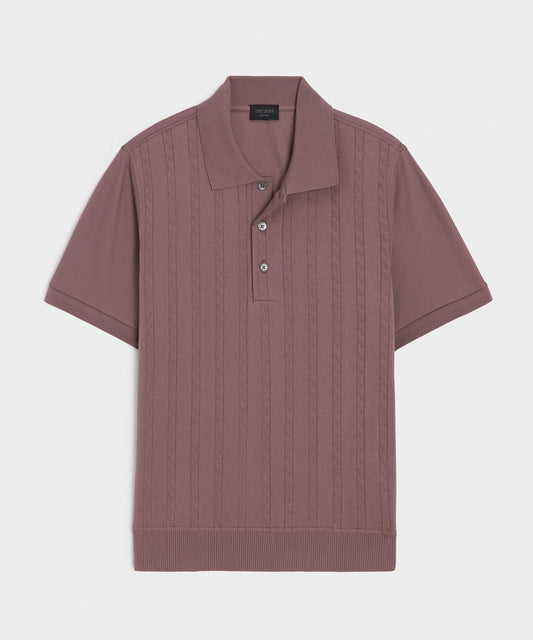 Todd Snyder Grant Polo - Mauve
