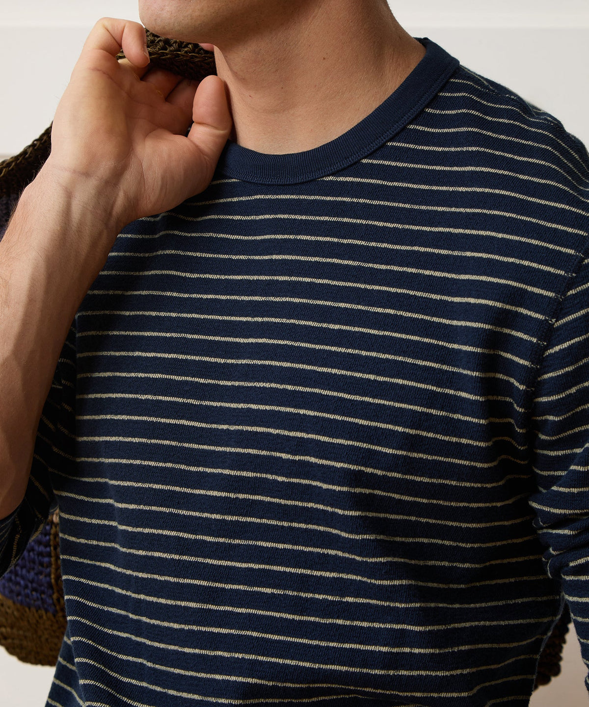 Todd Snyder Surf Terry Crewneck - Alabaster
