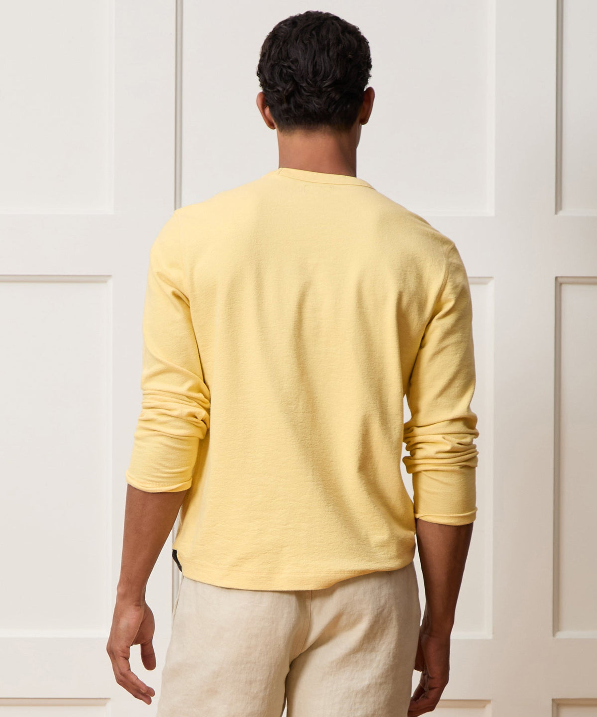 Todd Snyder Surf Terry Crewneck - Sun Soaked