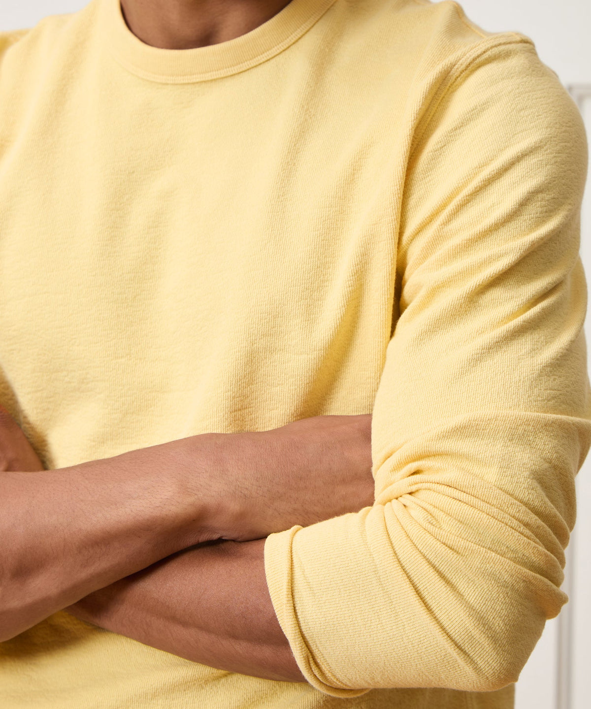 Todd Snyder Surf Terry Crewneck - Sun Soaked