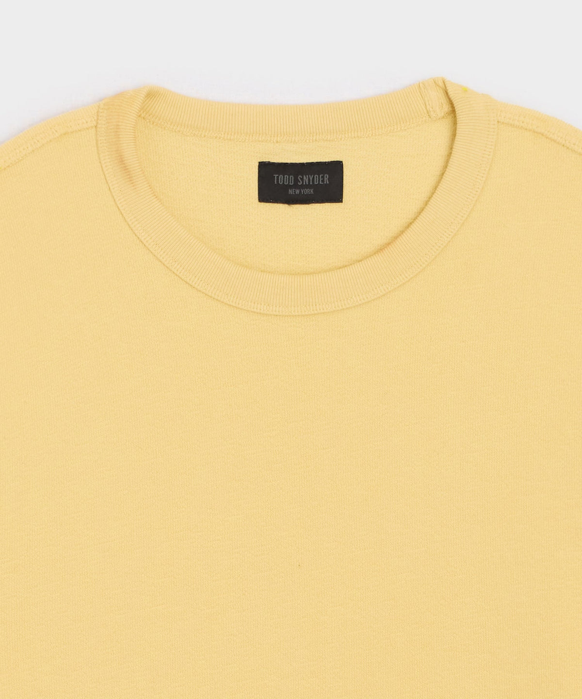 Todd Snyder Surf Terry Crewneck - Sun Soaked