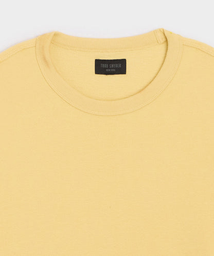 Todd Snyder Surf Terry Crewneck - Sun Soaked