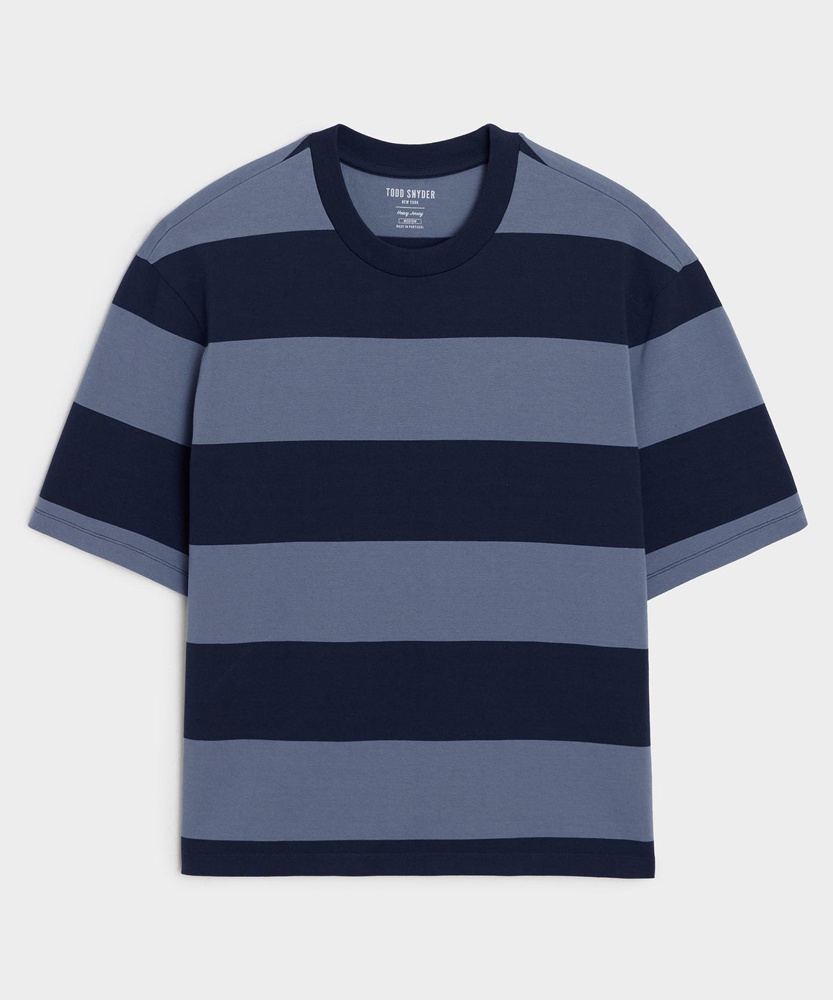 Todd Snyder Boxy Jersey Rugby Tee - Deep Springs