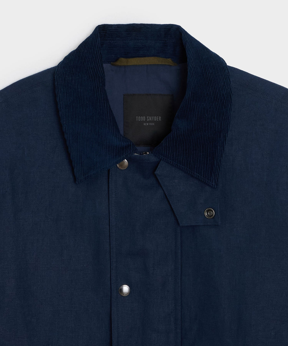 Todd Snyder Bonded Linen Stable Jacket - Navy