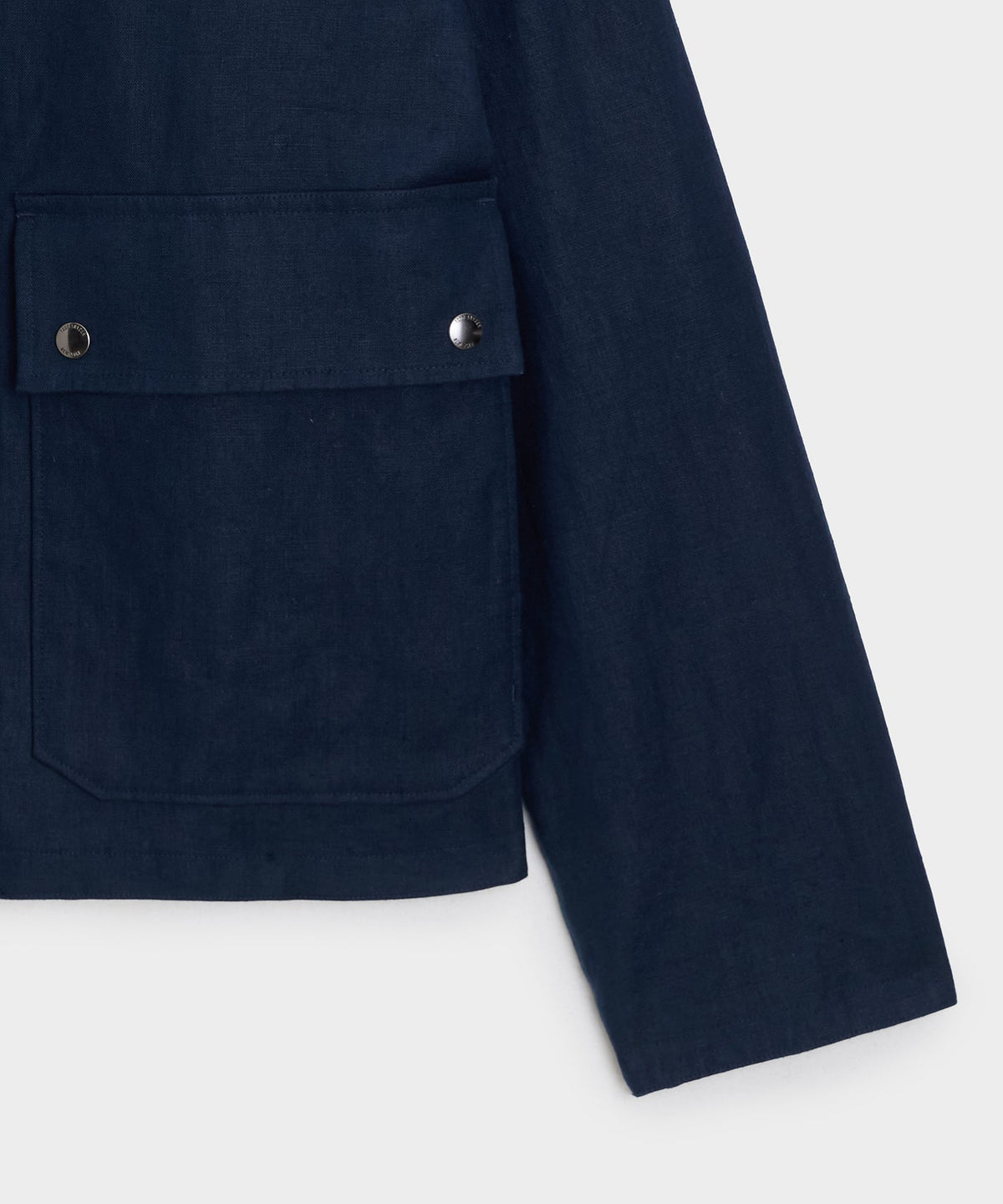 Todd Snyder Bonded Linen Stable Jacket - Navy