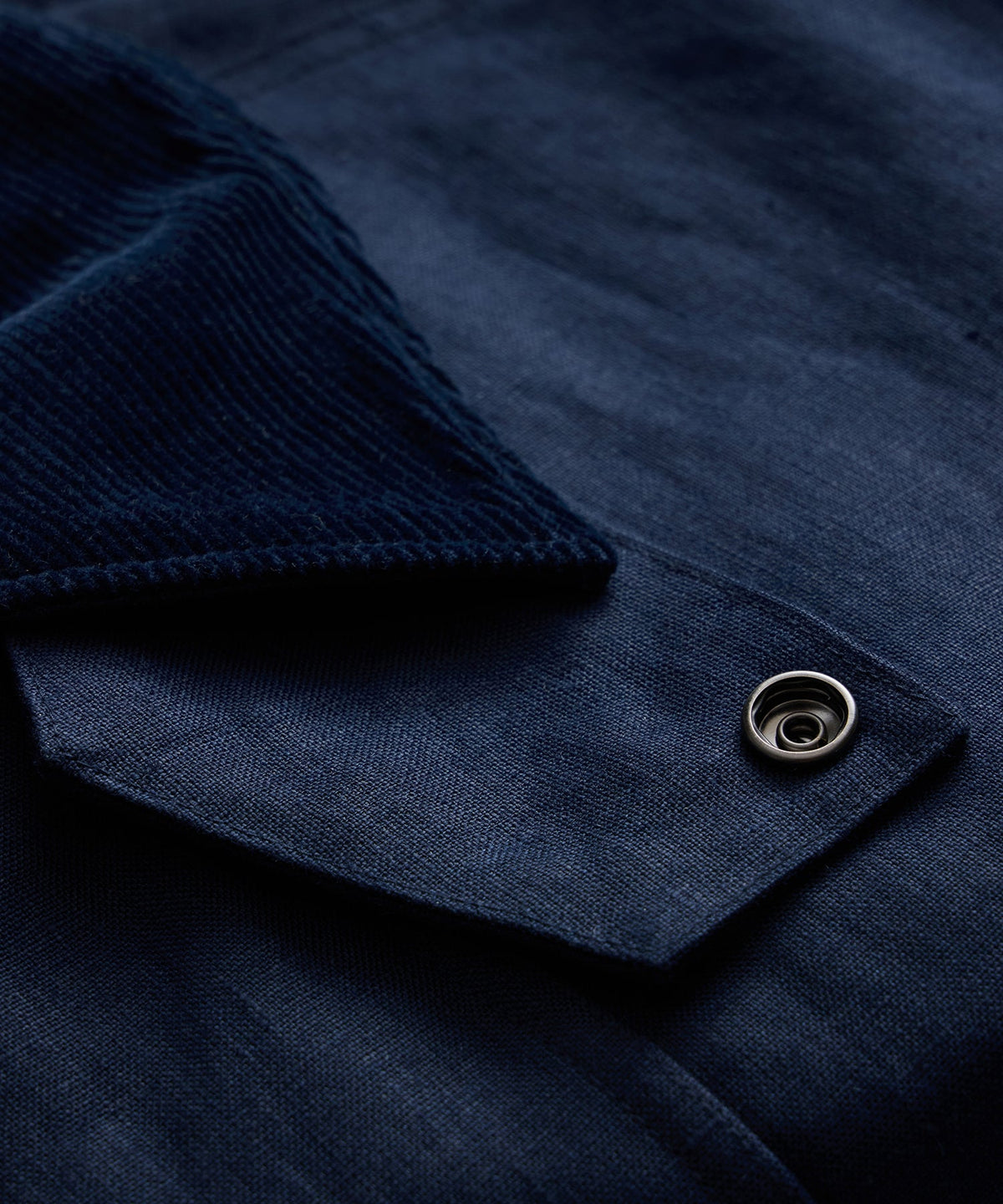 Todd Snyder Bonded Linen Stable Jacket - Navy