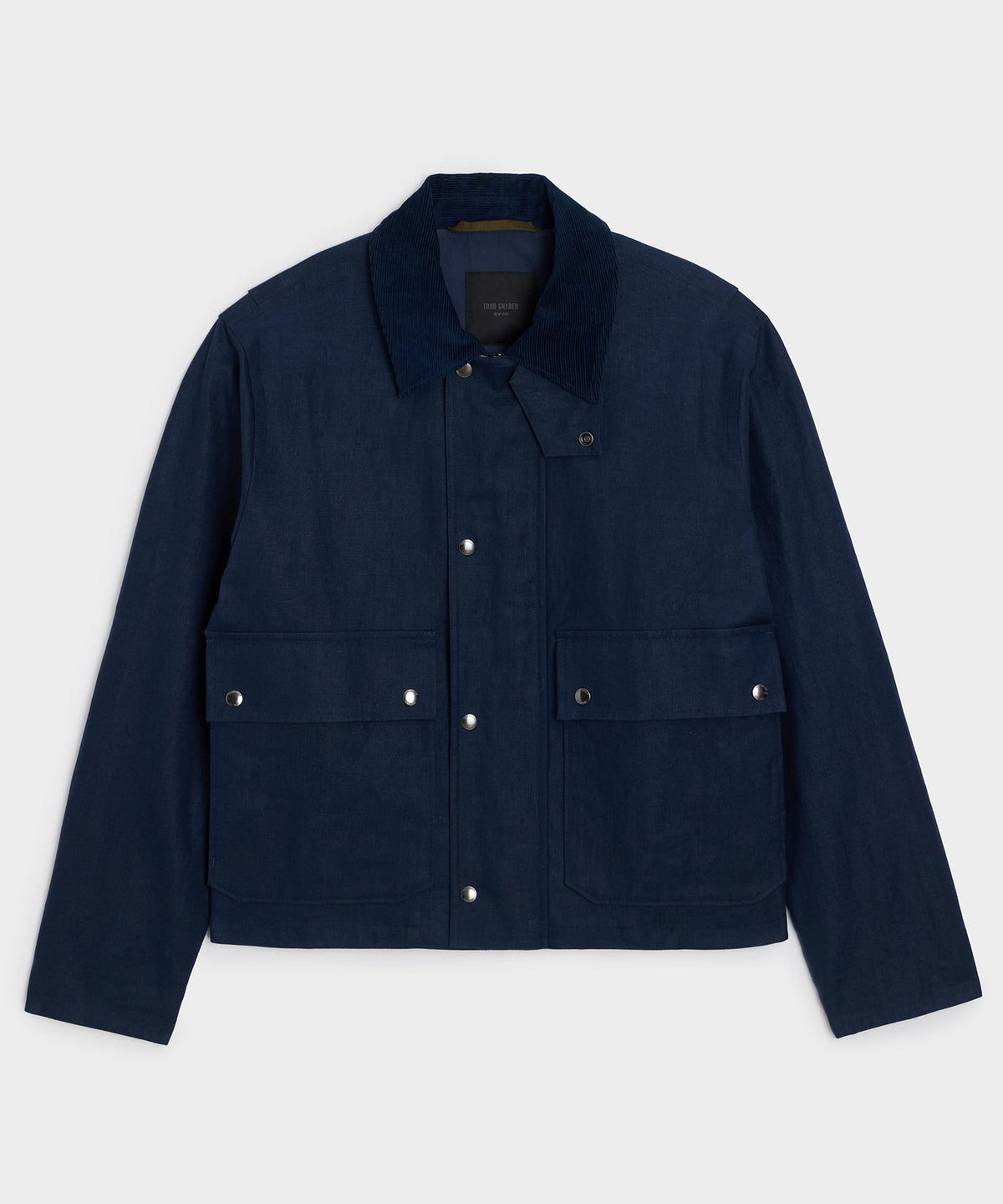 Todd Snyder Bonded Linen Stable Jacket - Navy