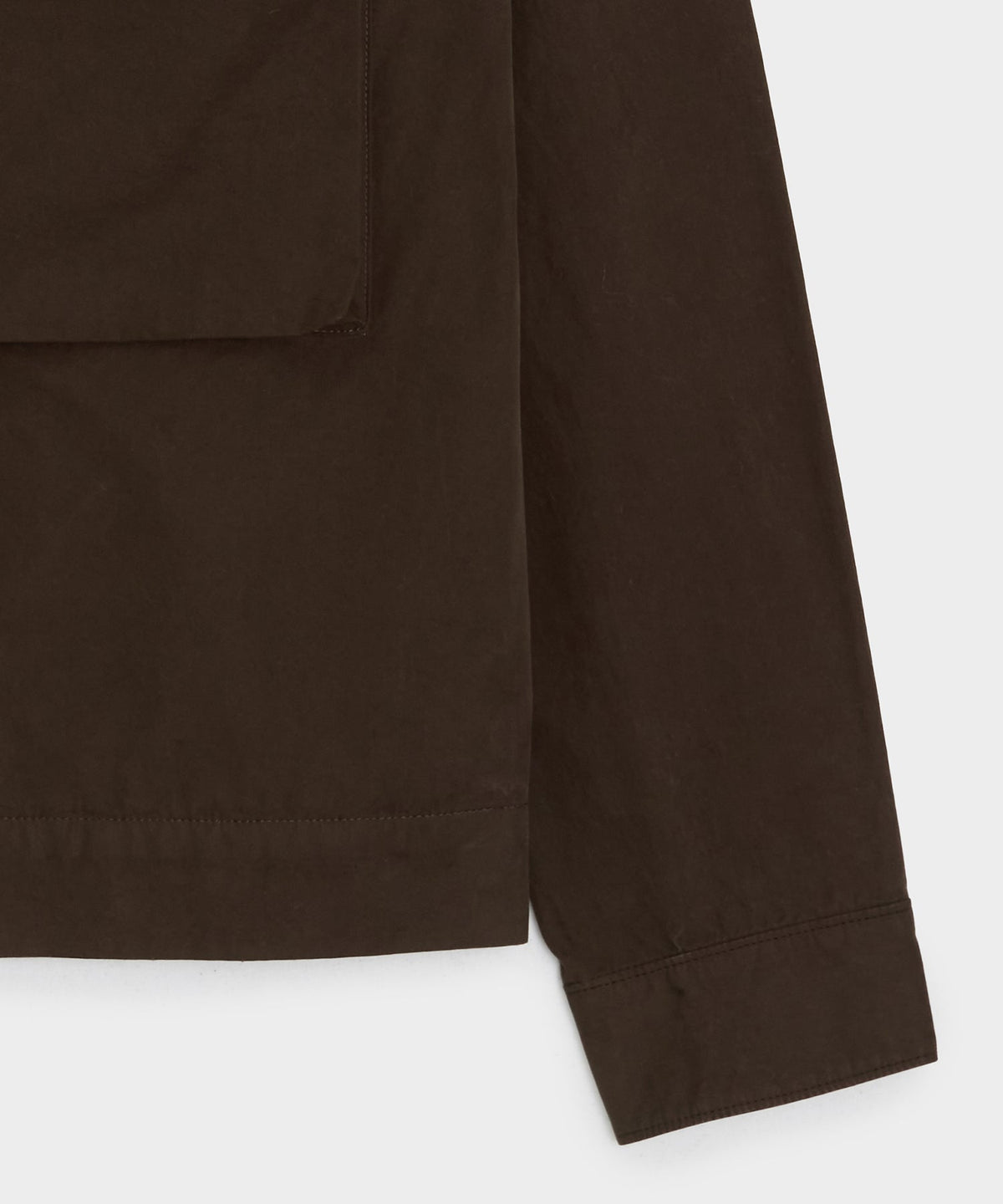 Todd Snyder Garment-Dyed Poplin Jacket - Dark Mocha