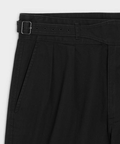 Todd Snyder 7" Cotton Gurkha Short - Black