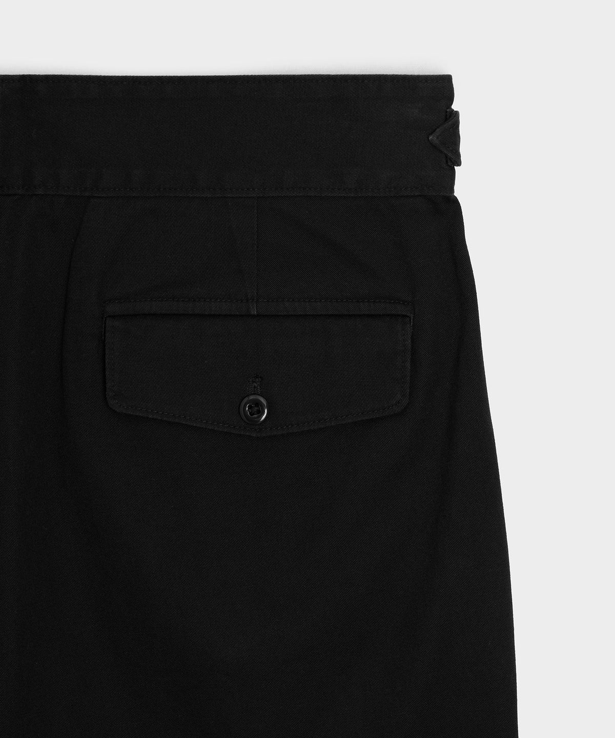 Todd Snyder 7" Cotton Gurkha Short - Black