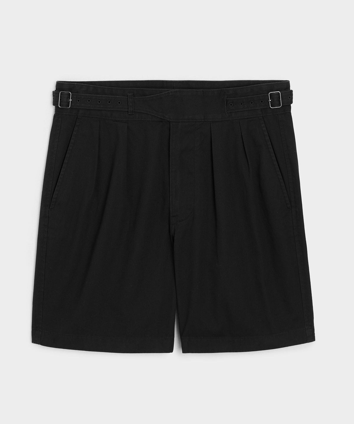 Todd Snyder 7" Cotton Gurkha Short - Black