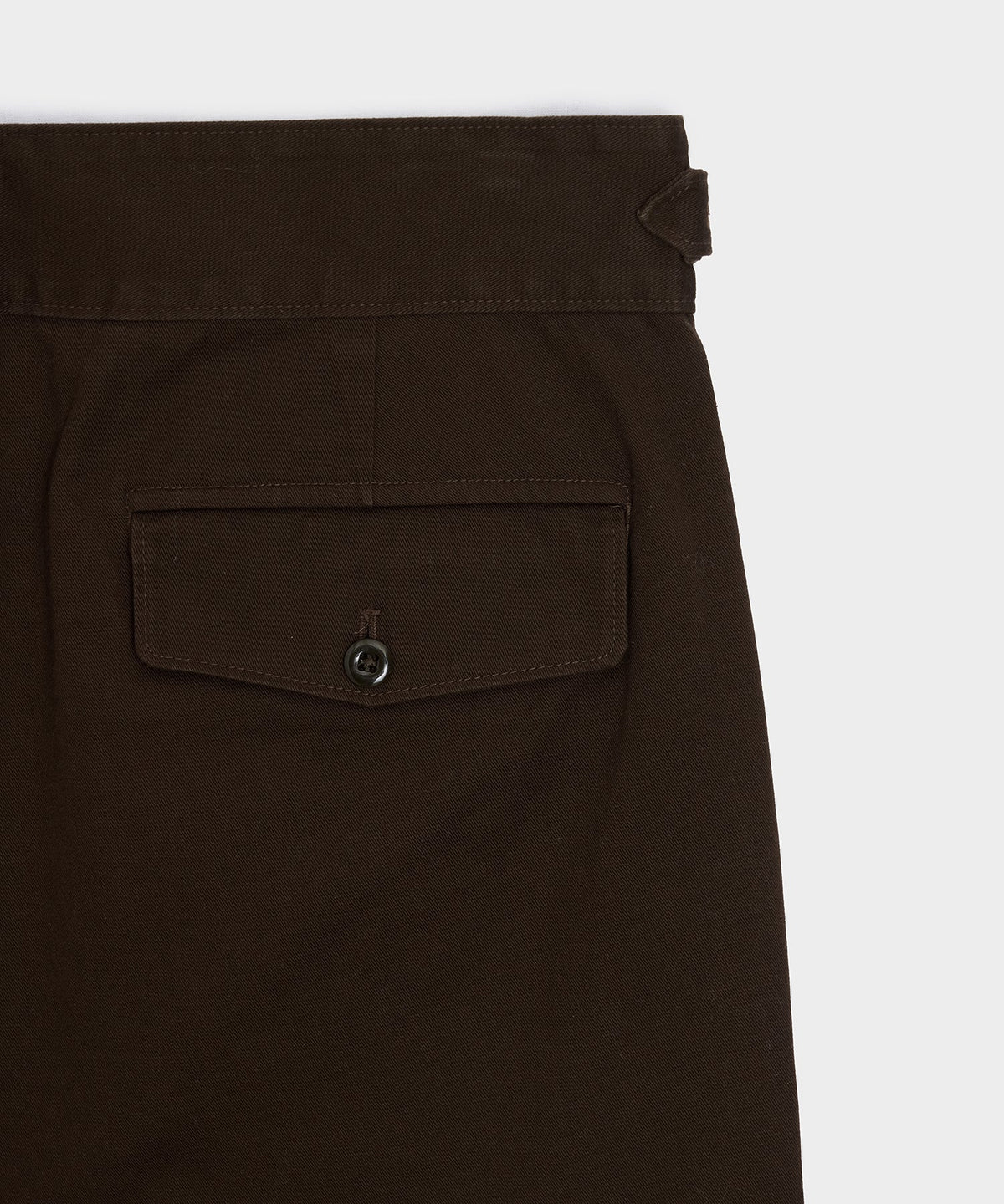 Todd Snyder 7" Cotton Gurkha Short - Dark Brown