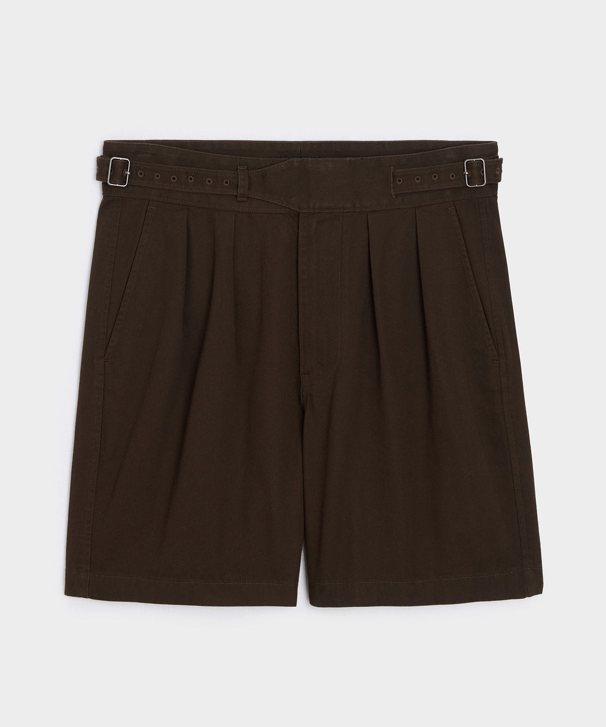 Todd Snyder 7" Cotton Gurkha Short - Dark Brown