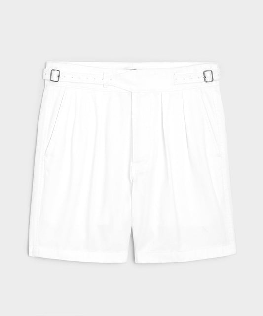 Todd Snyder 7" Cotton Gurkha Short - White
